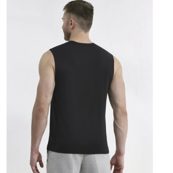 Athletic Works Men's Big & Tall Tri-Blend Muscle Tee Shirt Tank Top - Picture 3 of 3